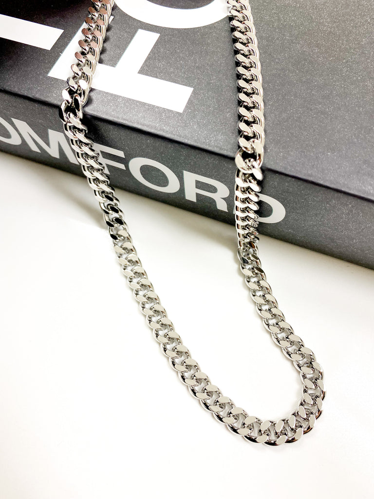 Thick A$$ Curb Chain in Silver