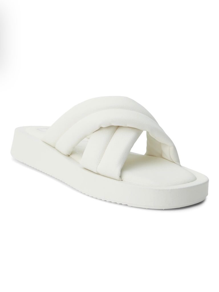 Piper Slide Sandals in White by MATISSE
