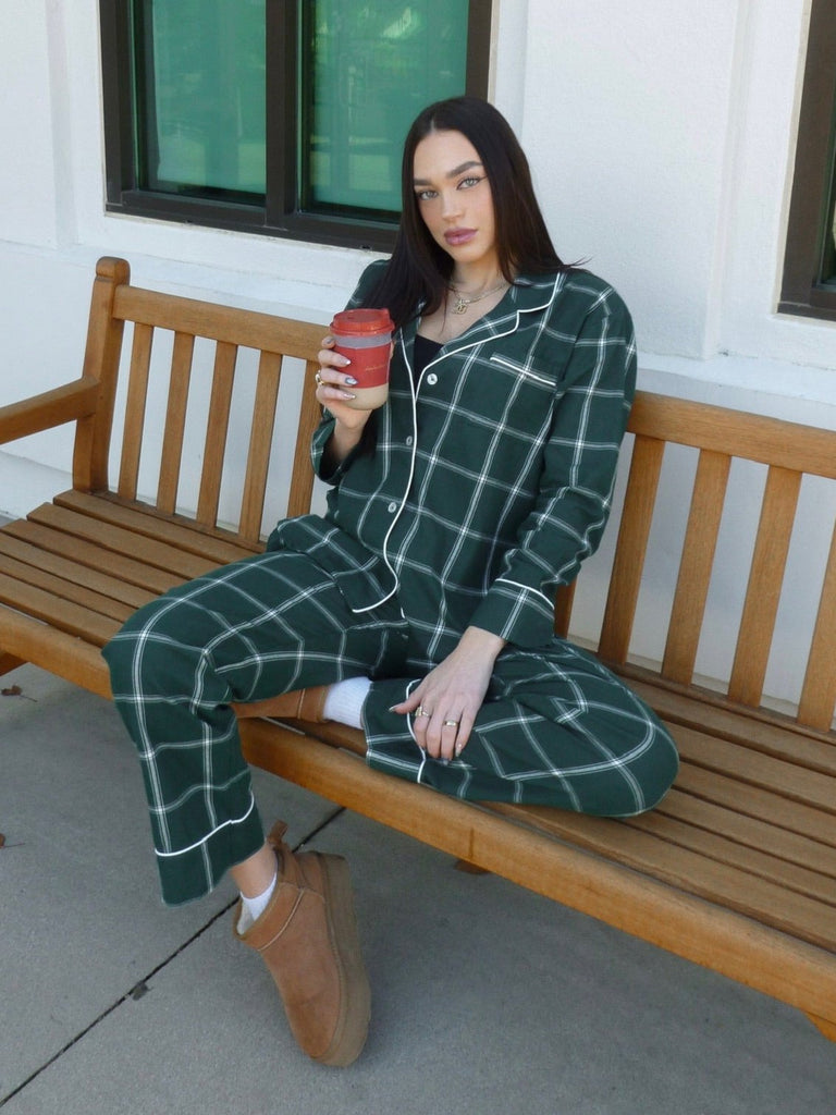 Dreamer Plaid Set Noble Fir