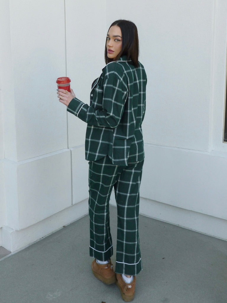 Dreamer Plaid Set Noble Fir