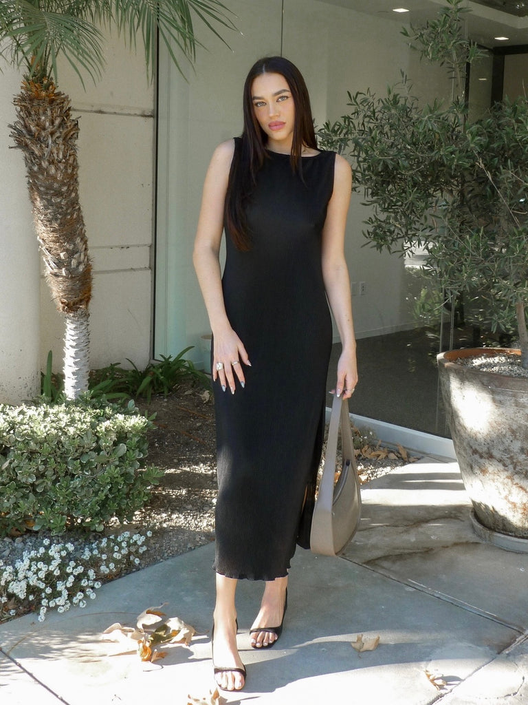 Gatsby Midi Dress in Black by Z SUPPLY