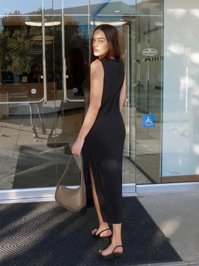 Gatsby Midi Dress in Black by Z SUPPLY