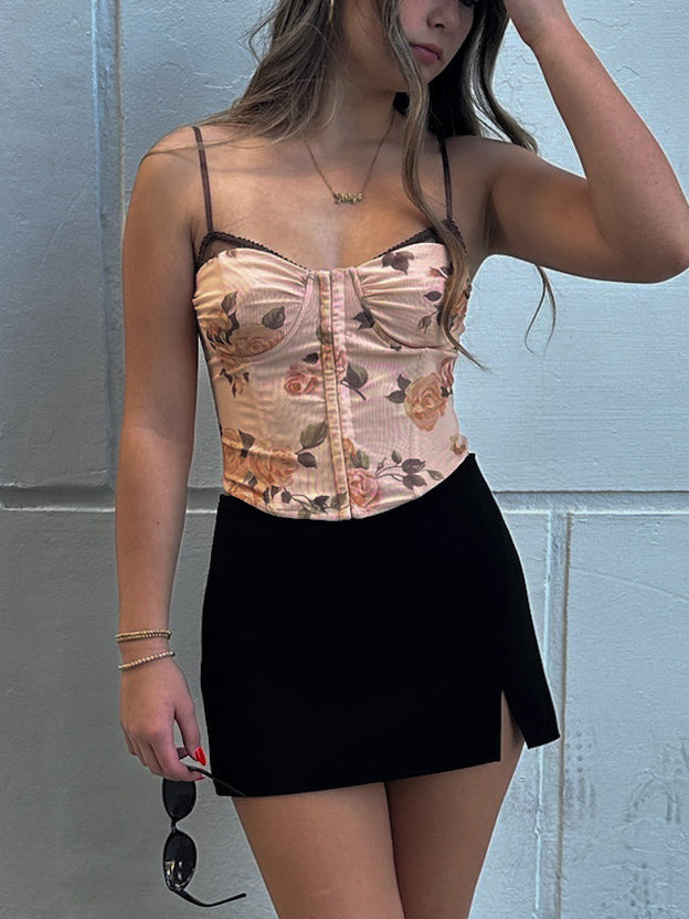 The Romantiques Bustier Top in Autumn