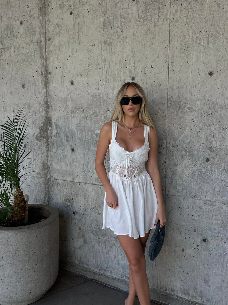 Ella Dress in White