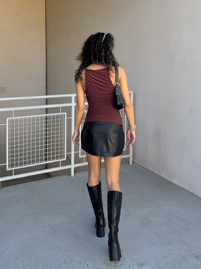 Nikita Tank in Chocolate