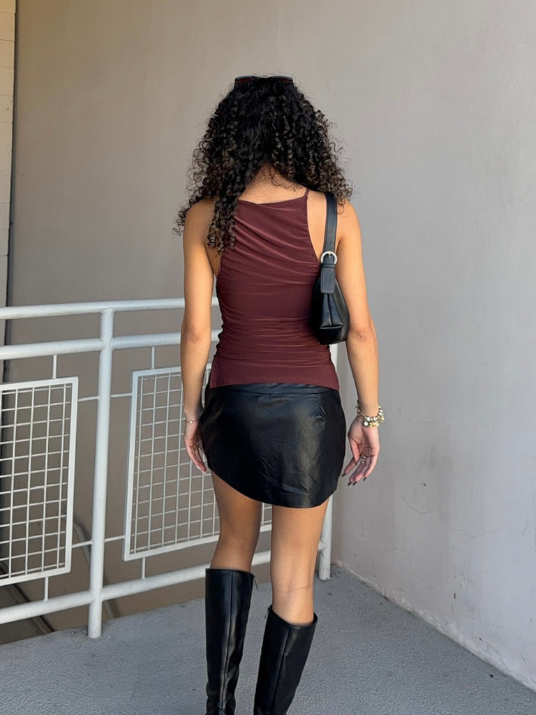 Nikita Tank in Chocolate