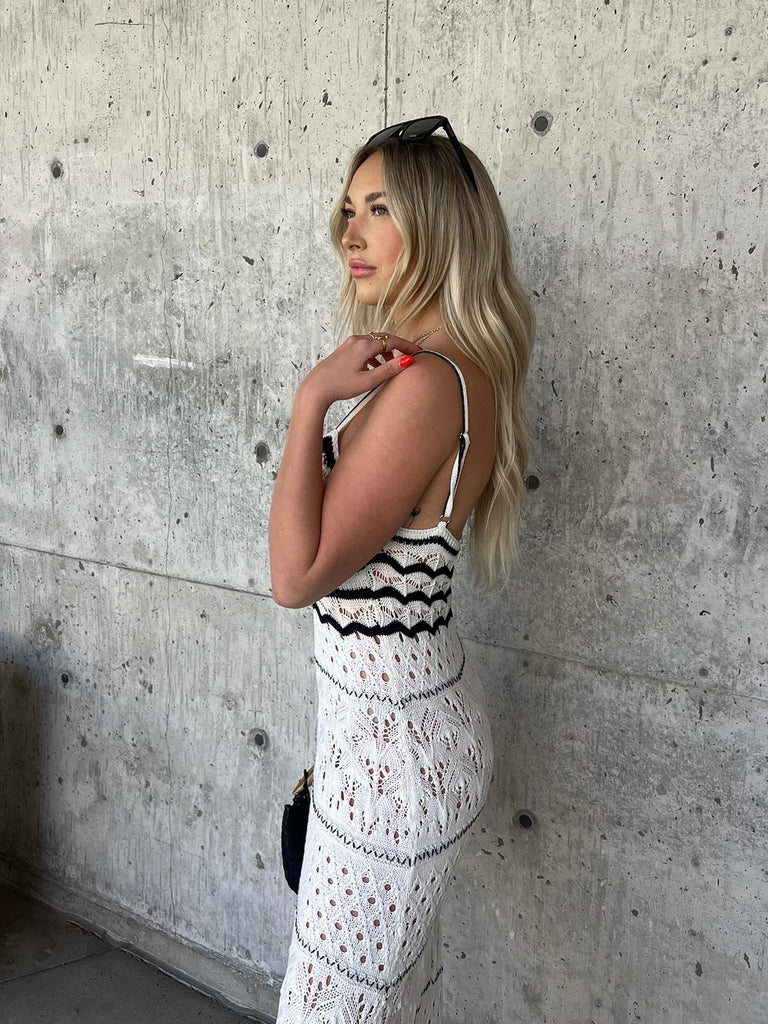 Capri Crochet Maxi Dress