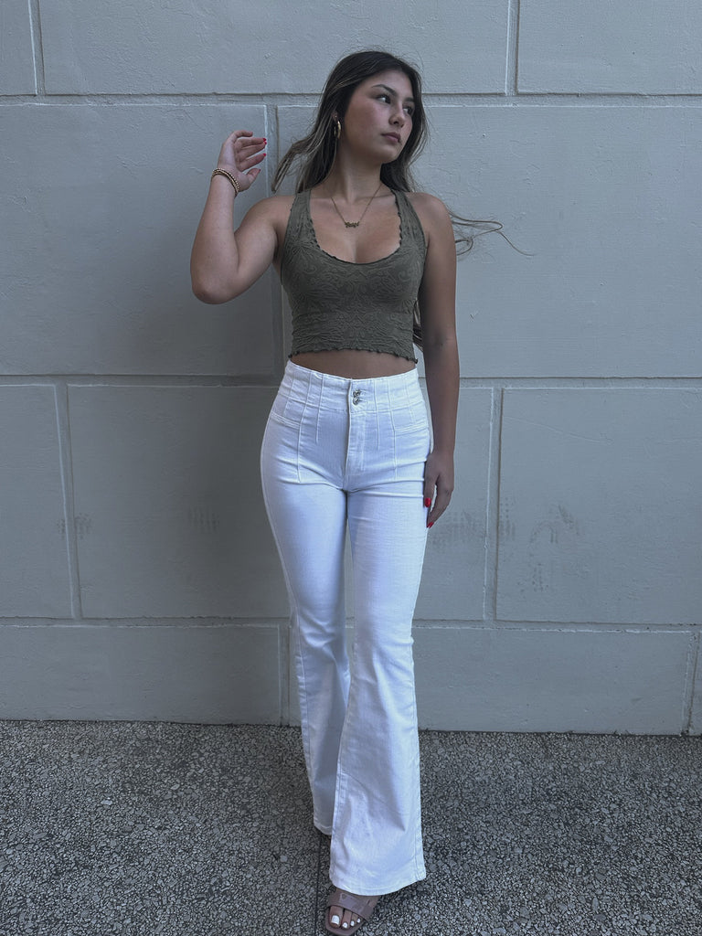 Jayde Flare in Pure White by FREE PEOPLE