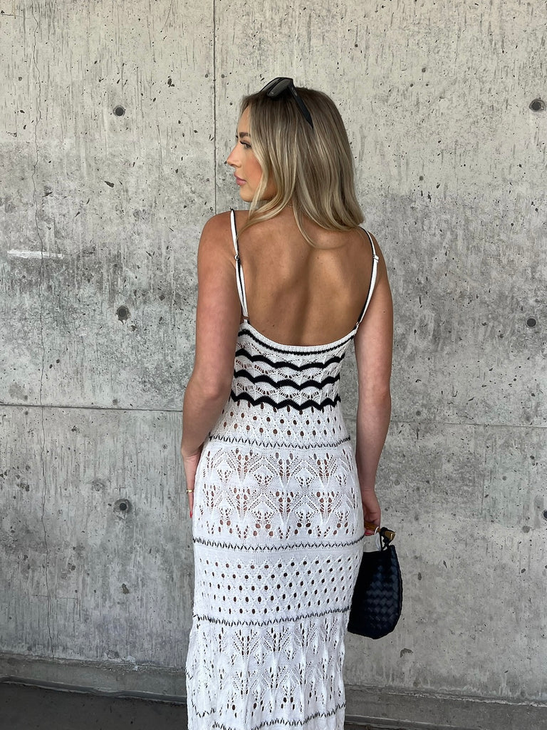 Capri Crochet Maxi Dress