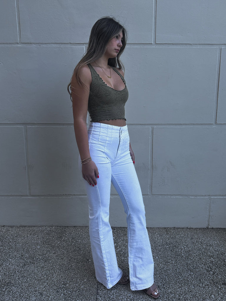 Jayde Flare in Pure White by FREE PEOPLE