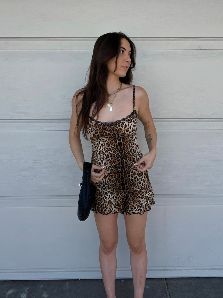 On the Prowl Mini Skirt