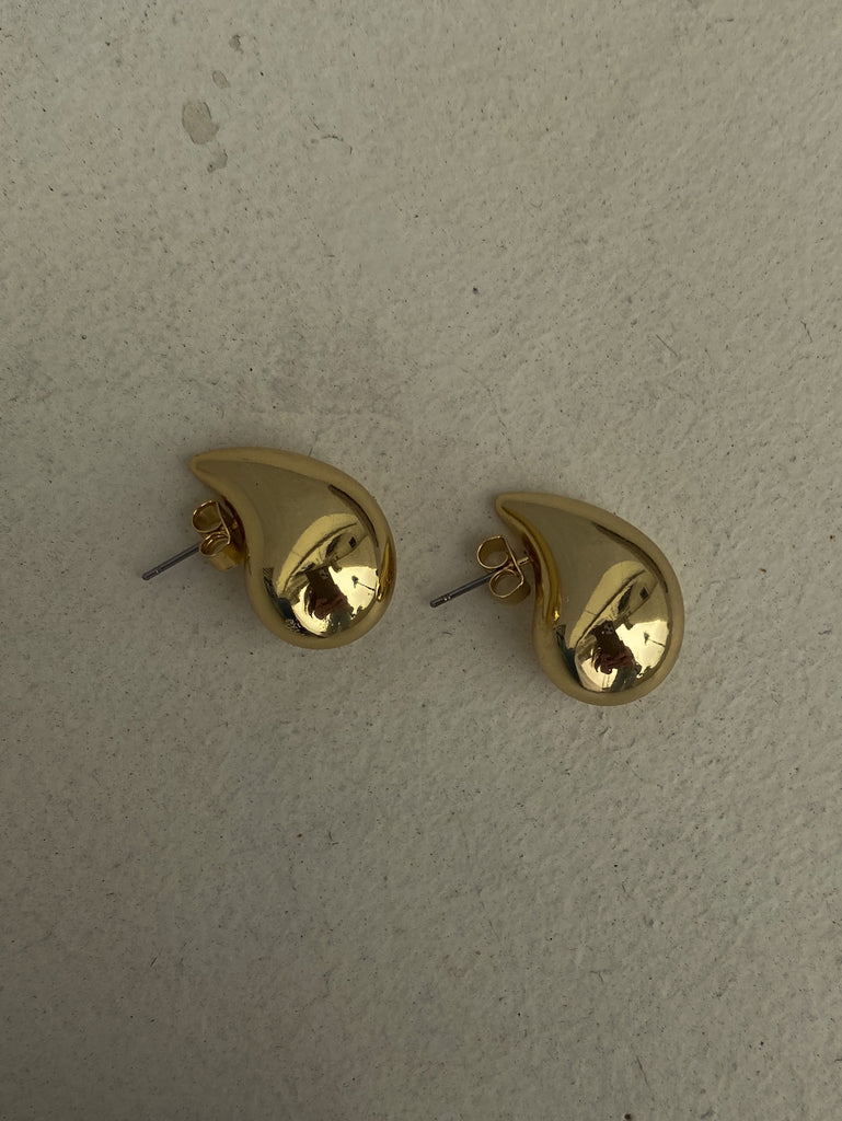 Gold Dipped Drip Earrings