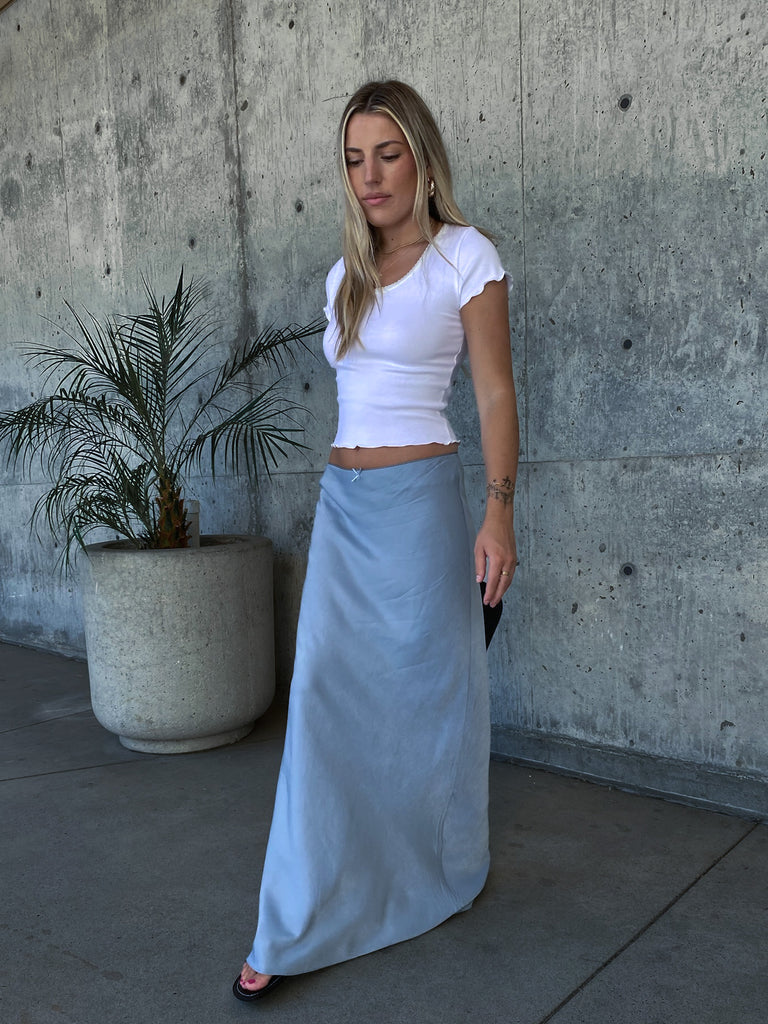 Kate Maxi Skirt in Blue