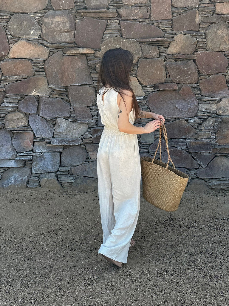 Ida Jumpsuit in Oat