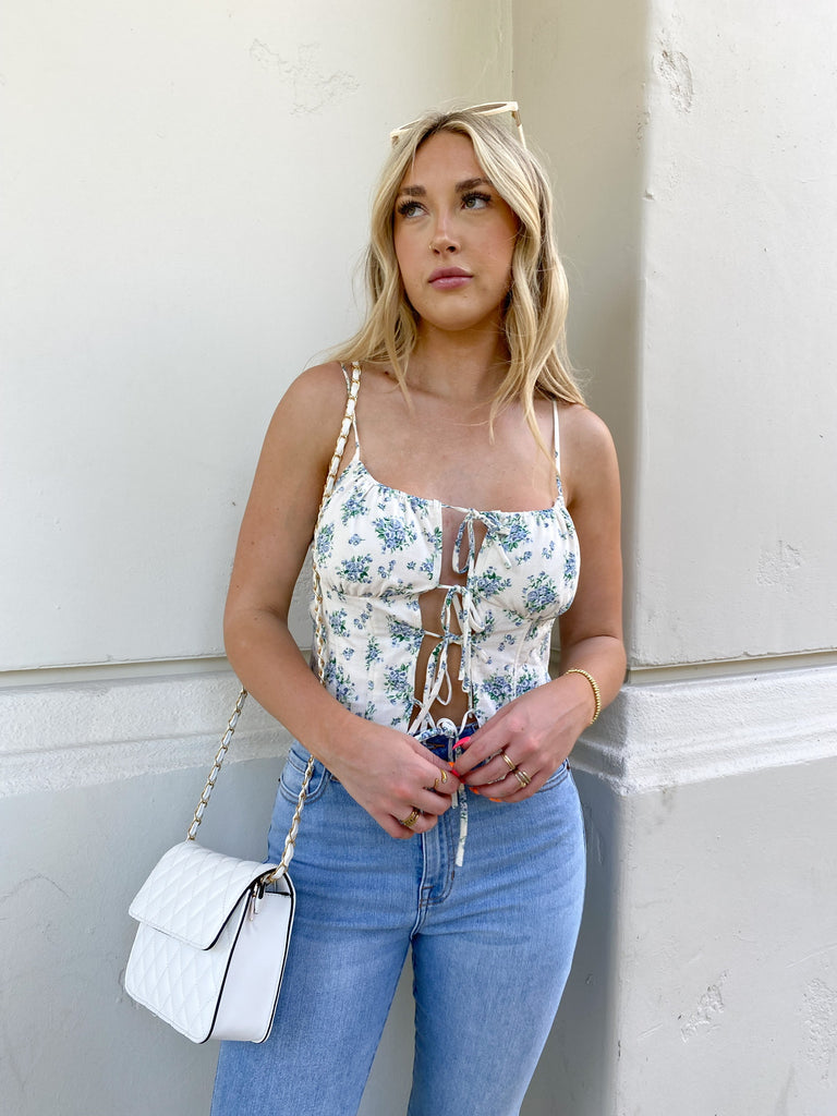 Blanche Floral Print Top