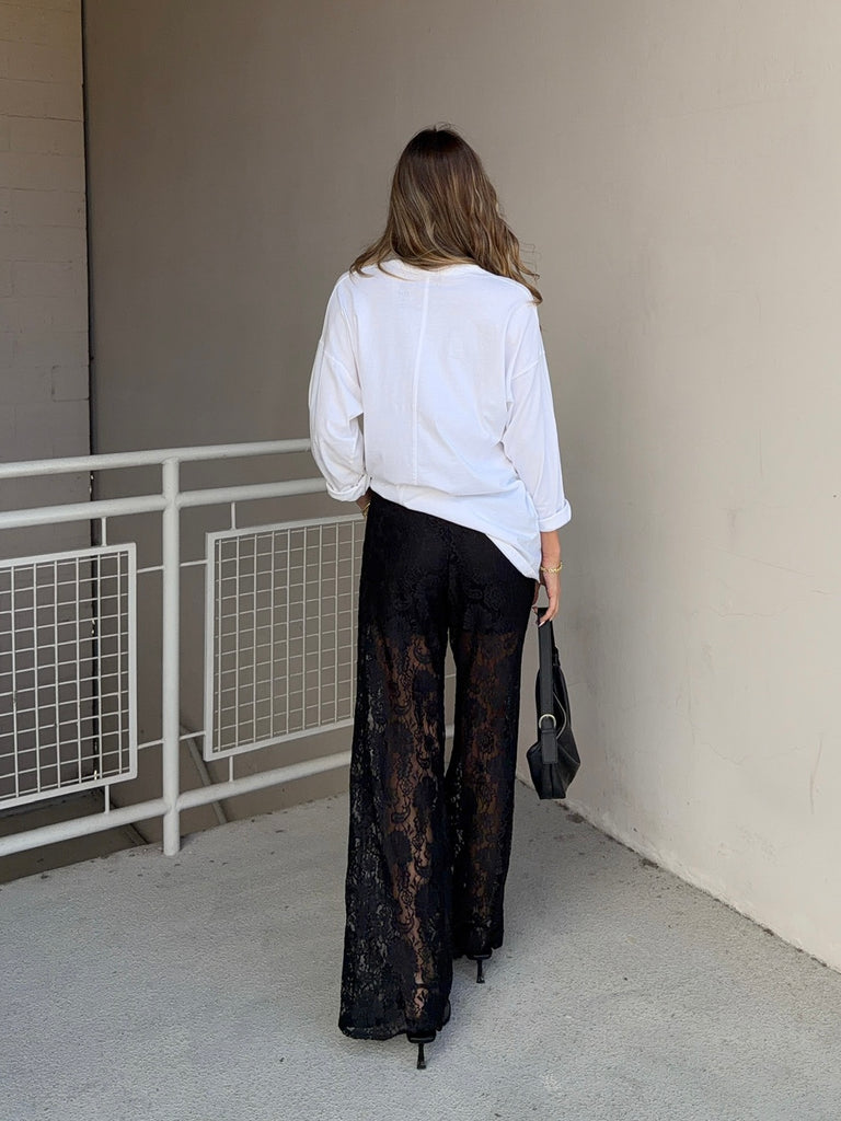 Stevie Lace Bells in Black