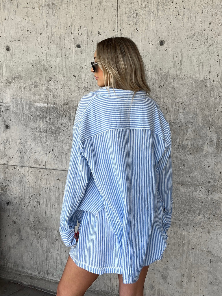 Preston Striped Button Down