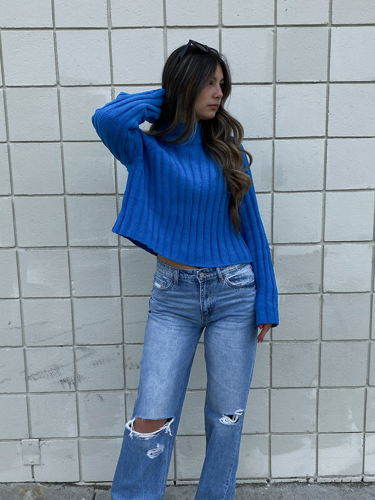 Drake Sweater in Blue