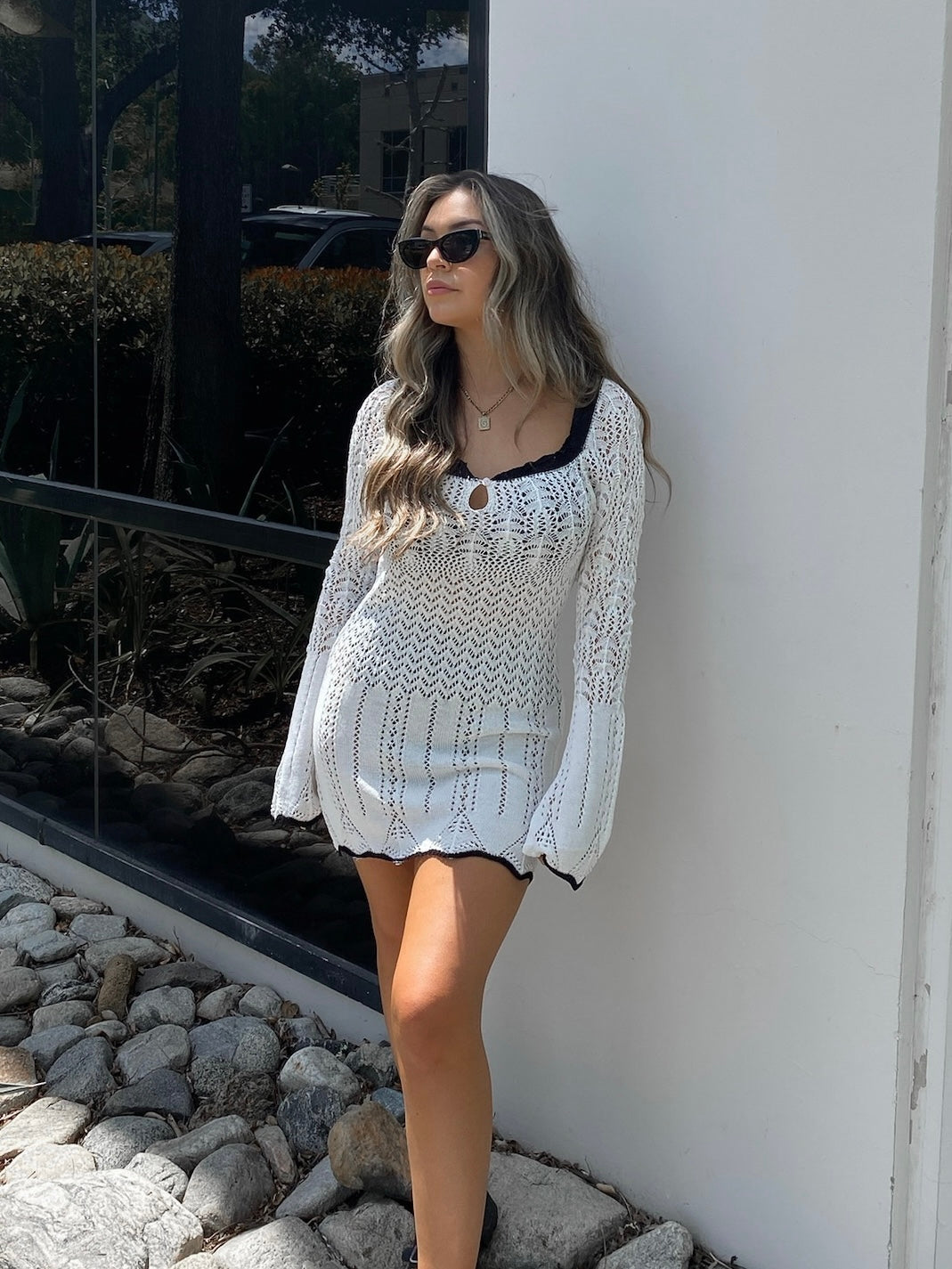 Camden Crochet Dress | Rebel Violet