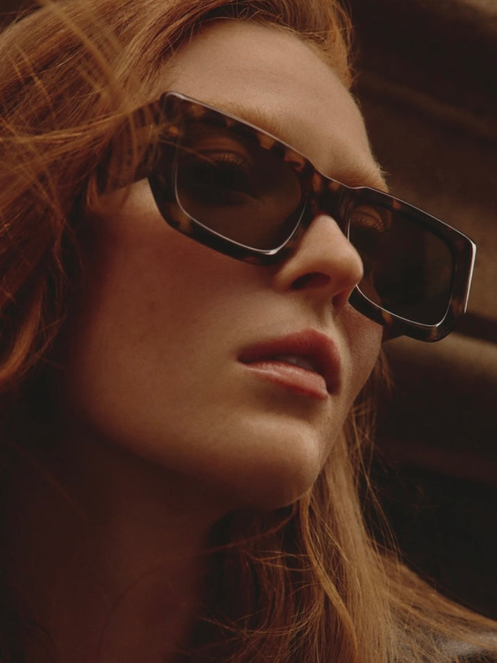 Tell Me More in Coffee Tort Frame Brown Lens by QUAY