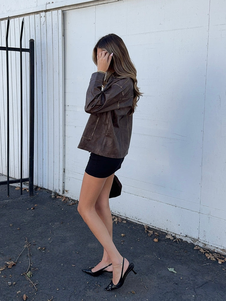 Rollo Vegan Leather Jacket