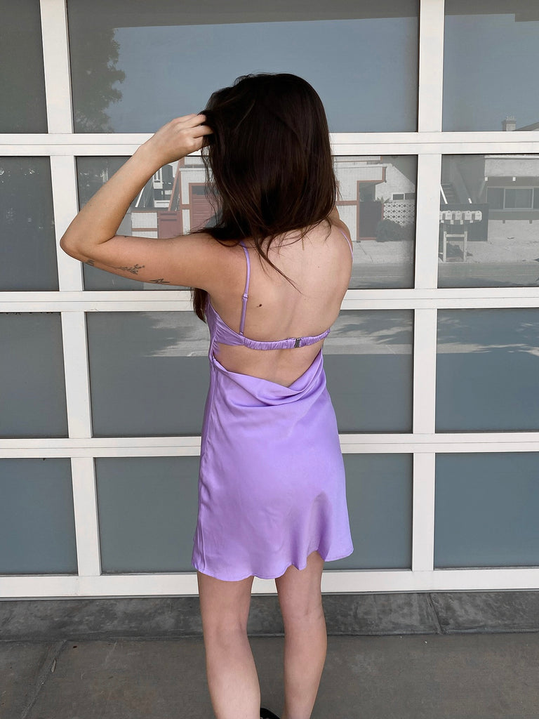 Ever After Mini Dress in Lilac