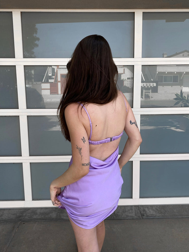 Ever After Mini Dress in Lilac