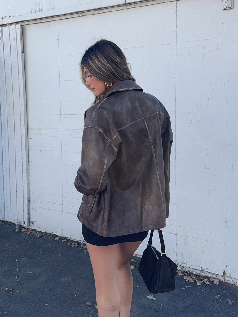 Rollo Vegan Leather Jacket