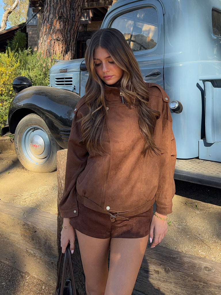 The Rue Suede Jacket