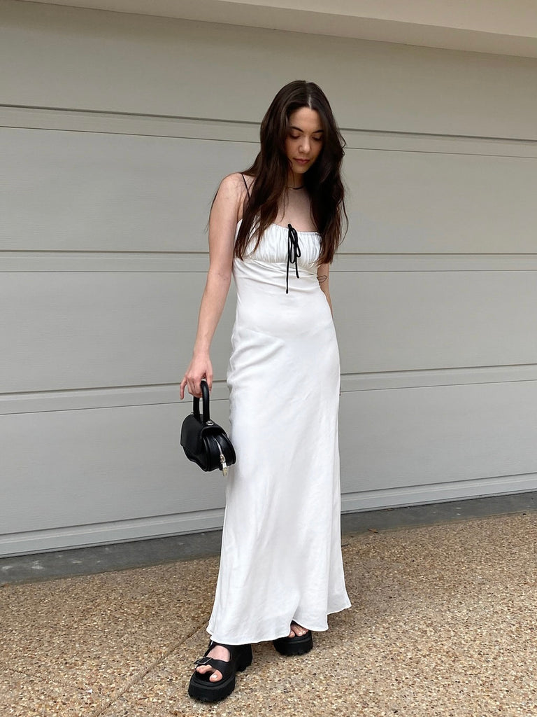 Sweet Nothings Maxi Dress in White