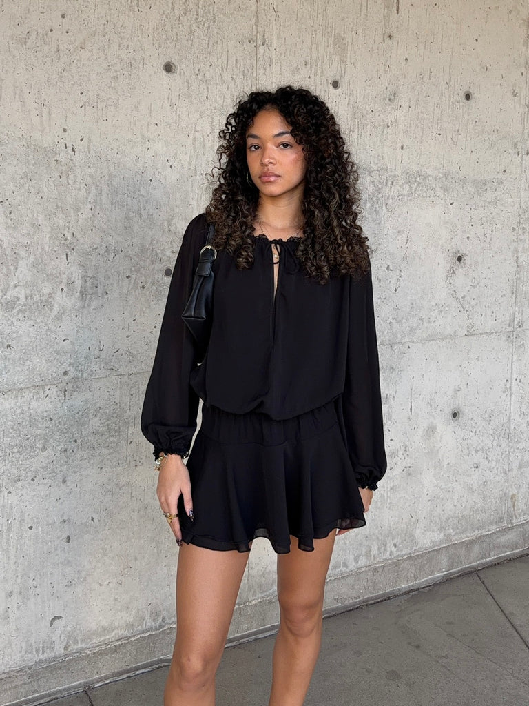 Taye Tunic Dress in Black