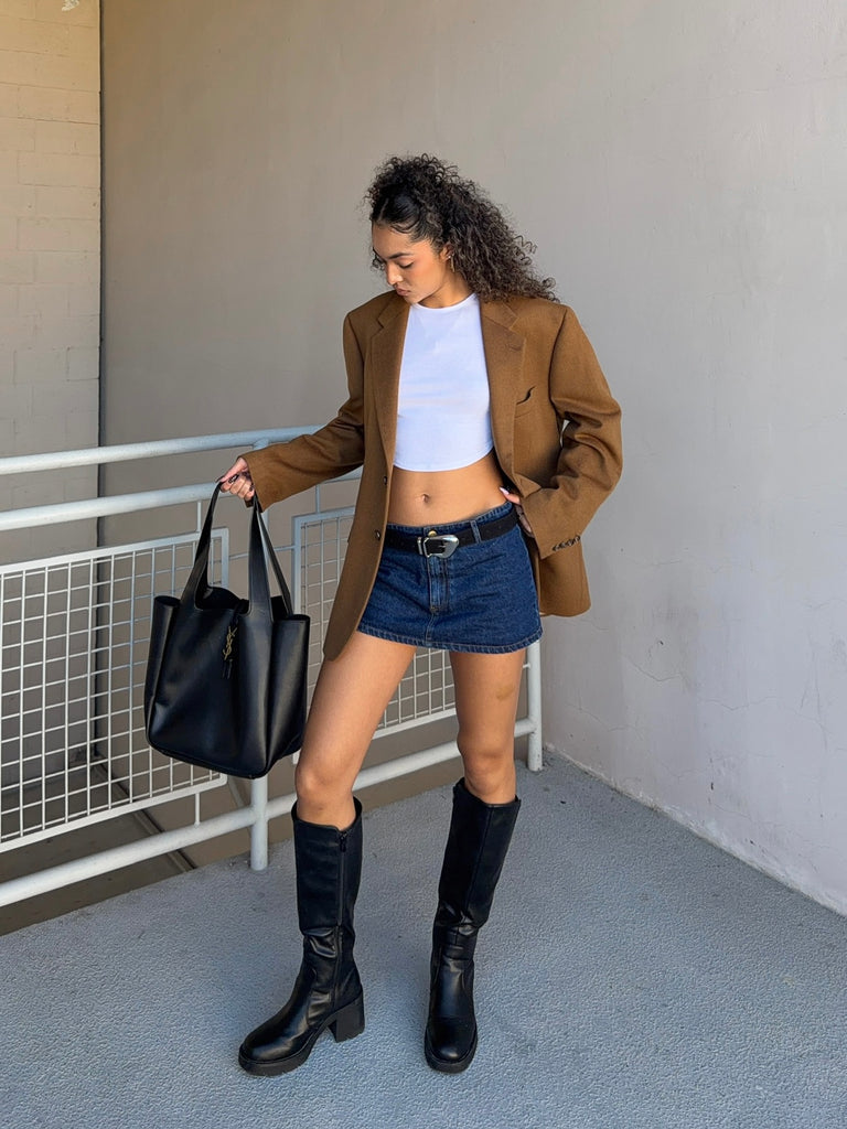 Nia Micro Mini in Denim