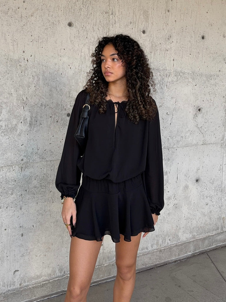 Taye Tunic Dress in Black