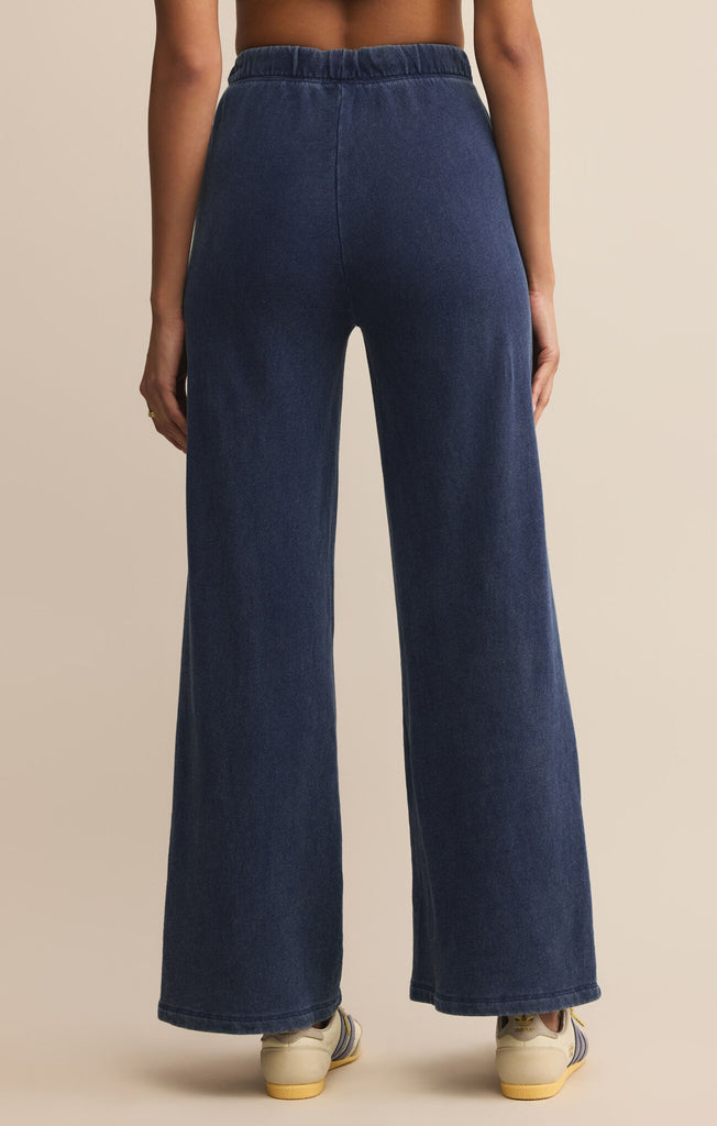 Hunter Knit Denim Pant in Medium Indigo by Z SUPPLY