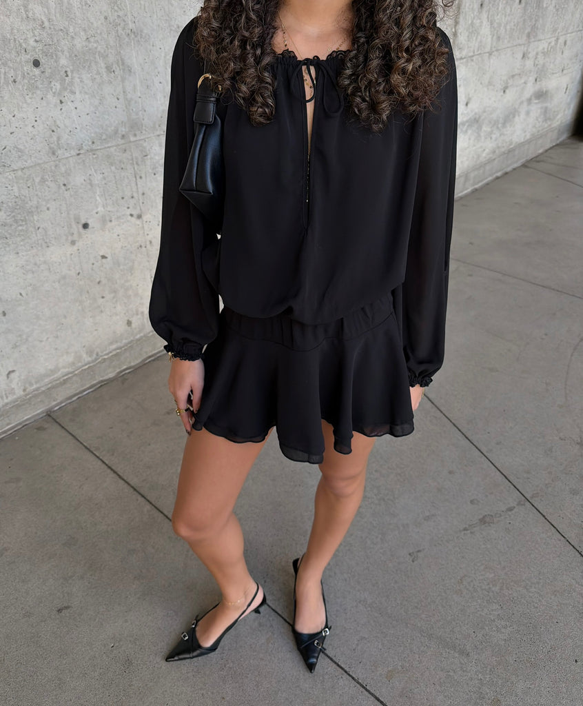 Taye Tunic Dress in Black