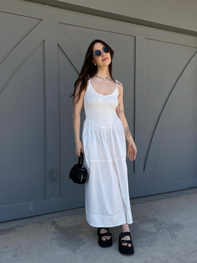 Bountiful Maxi Dress in White