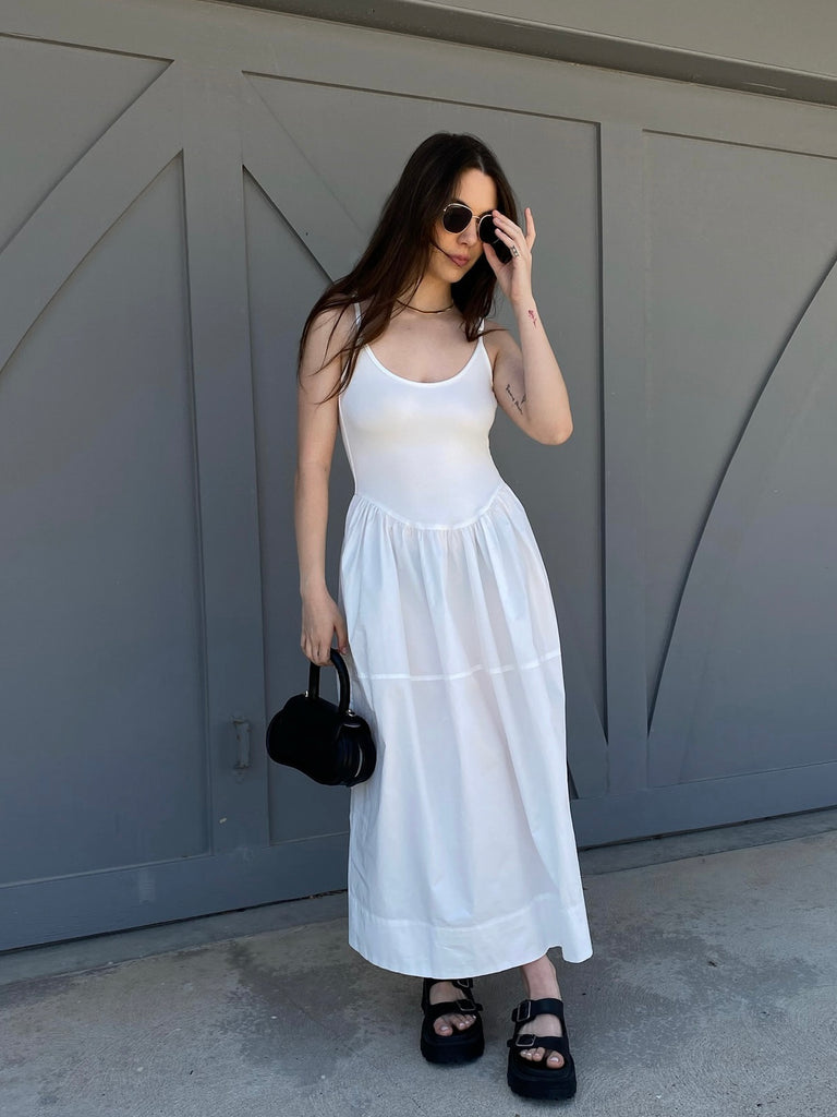 Bountiful Maxi Dress in White