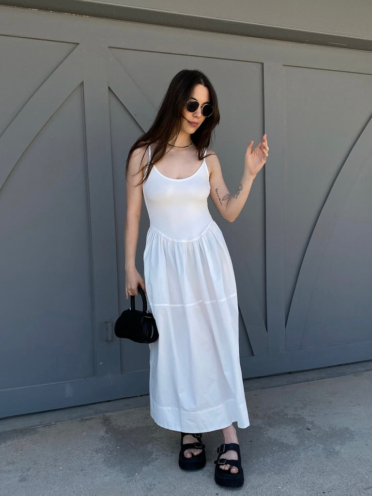 Bountiful Maxi Dress in White