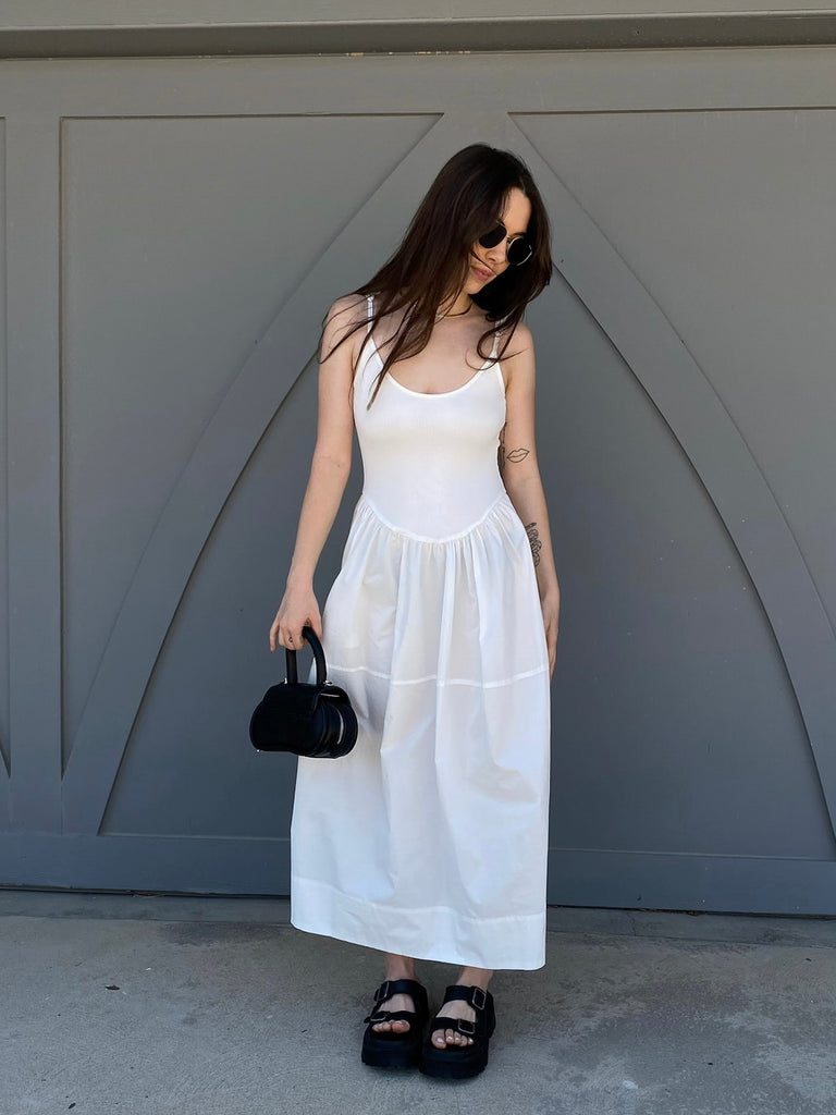 Bountiful Maxi Dress in White