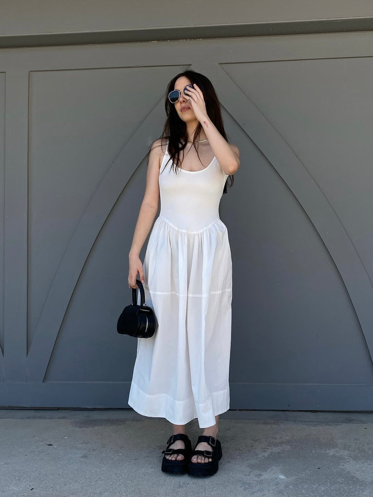 Bountiful Maxi Dress in White