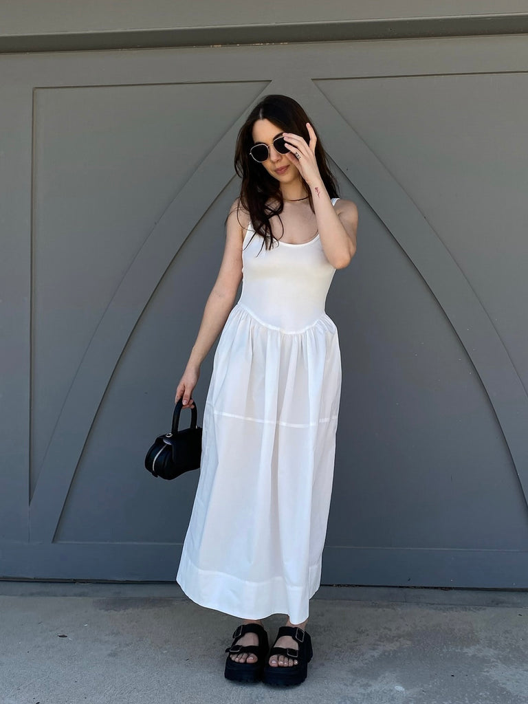 Bountiful Maxi Dress in White