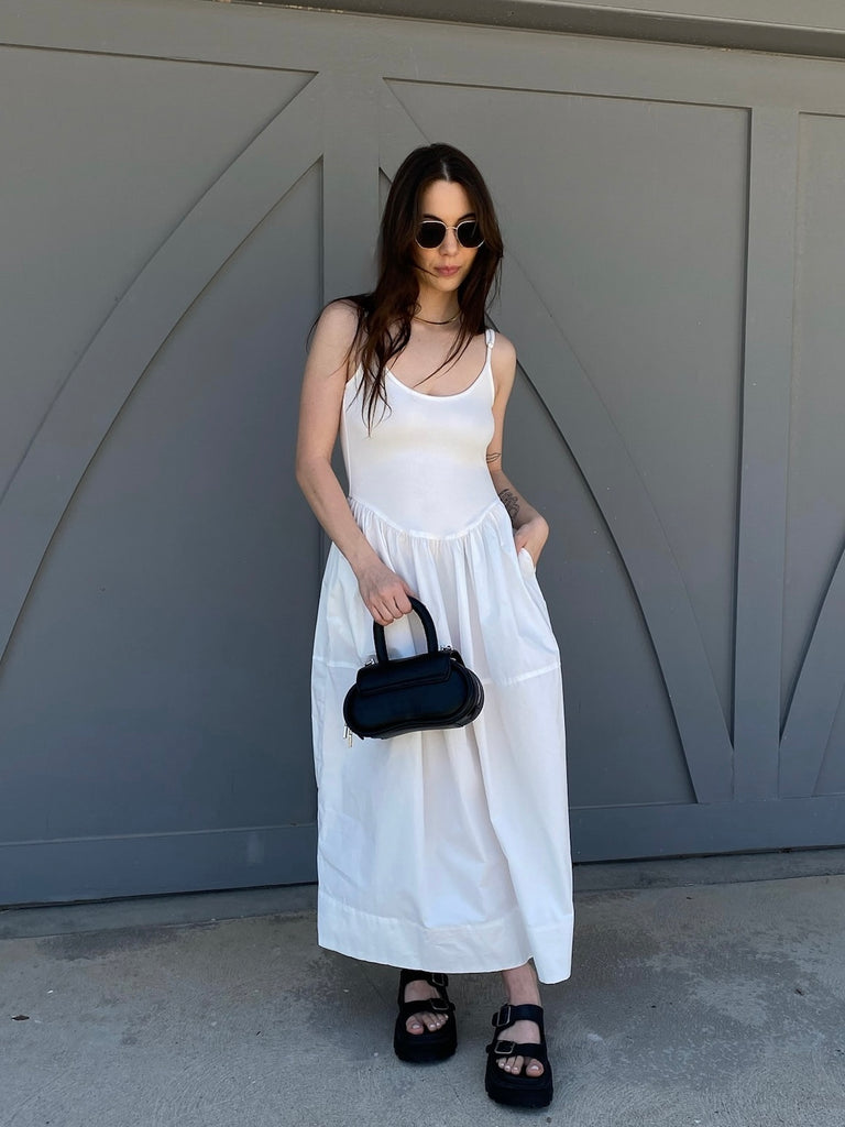 Bountiful Maxi Dress in White