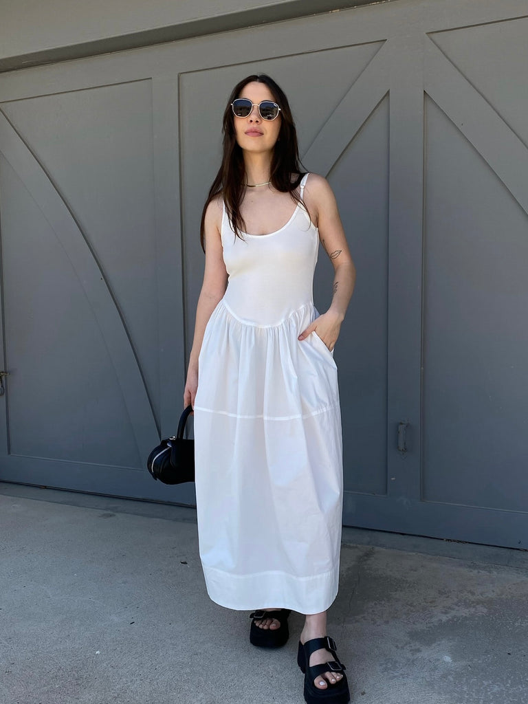 Bountiful Maxi Dress in White