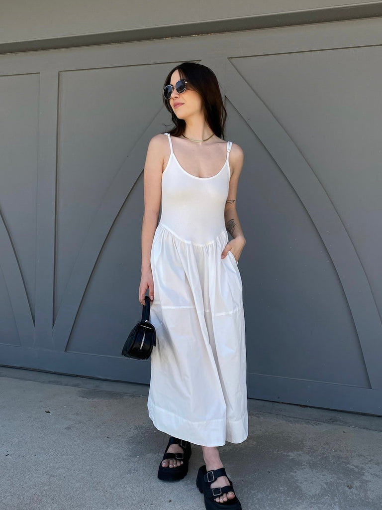 Bountiful Maxi Dress in White