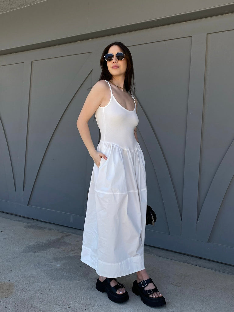 Bountiful Maxi Dress in White