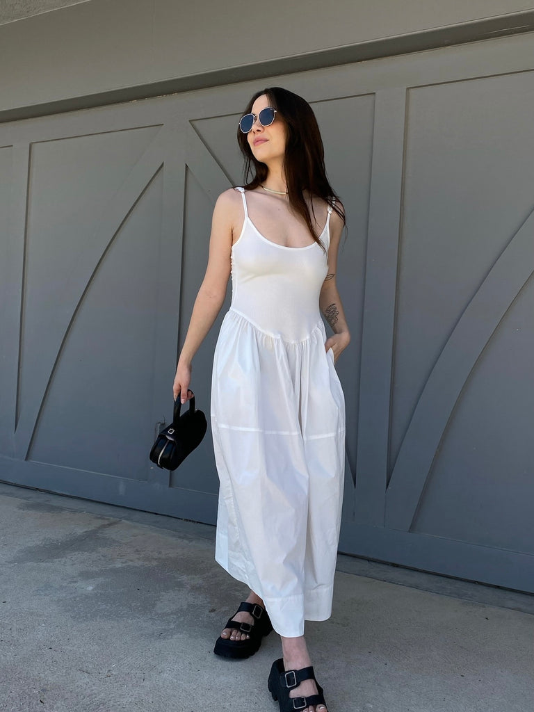 Bountiful Maxi Dress in White