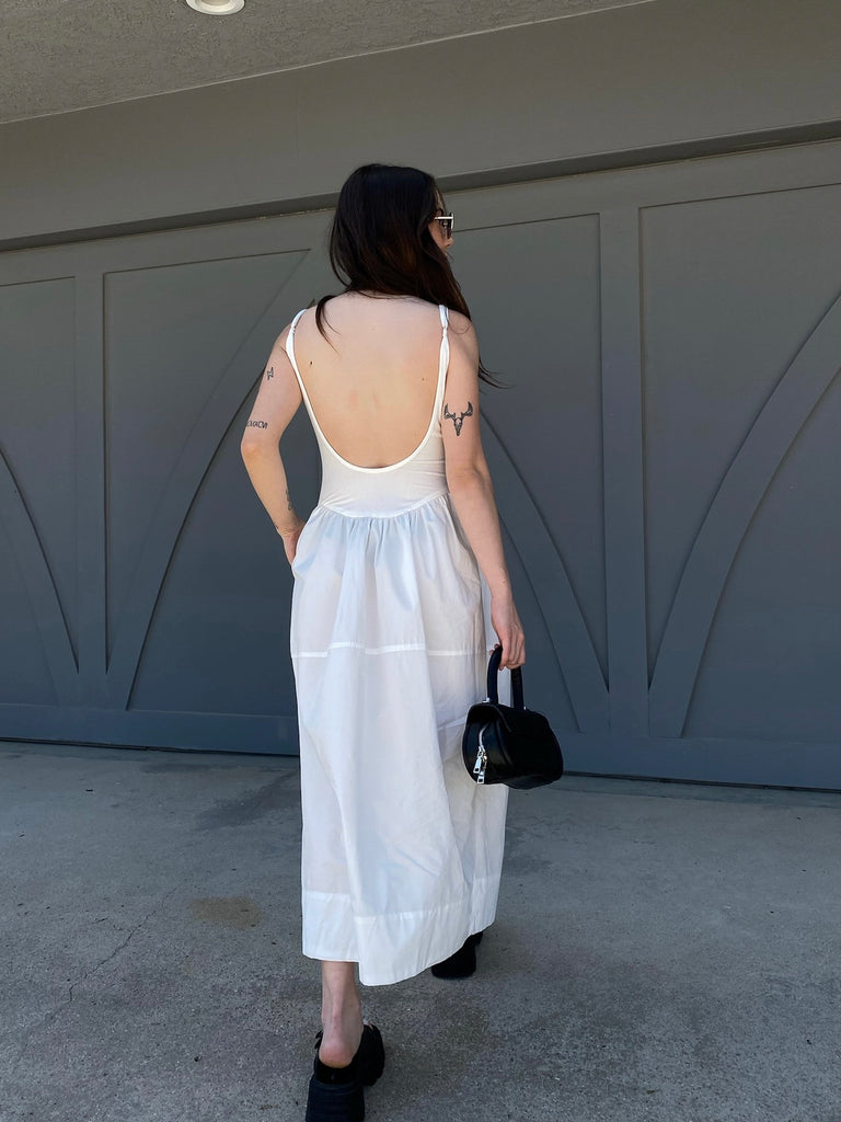 Bountiful Maxi Dress in White