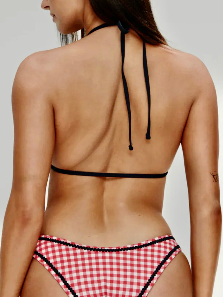Dove Bikini Bottom in Cherry Picnic by FRANKIES BIKINIS