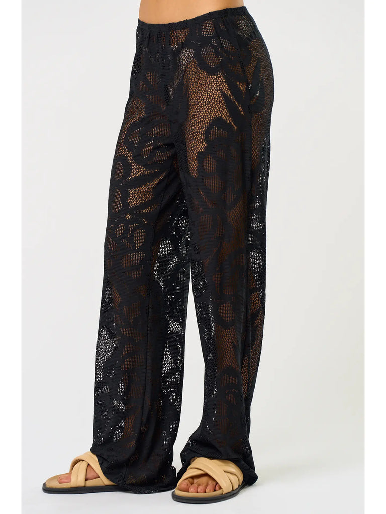 Ramada Lace Pant in Black