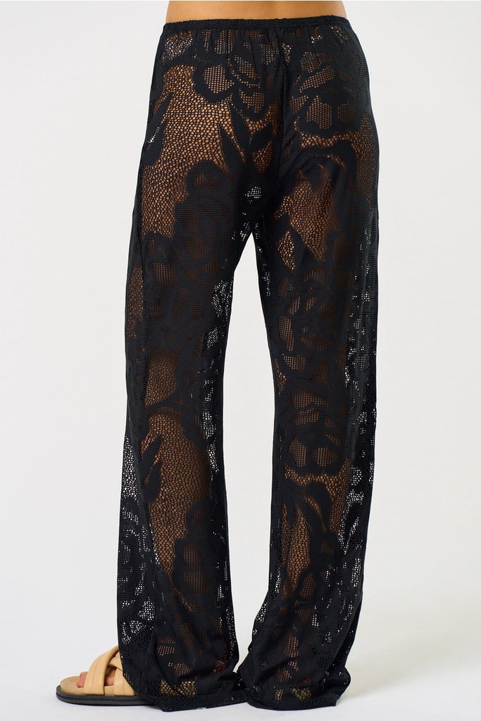 Ramada Lace Pant in Black